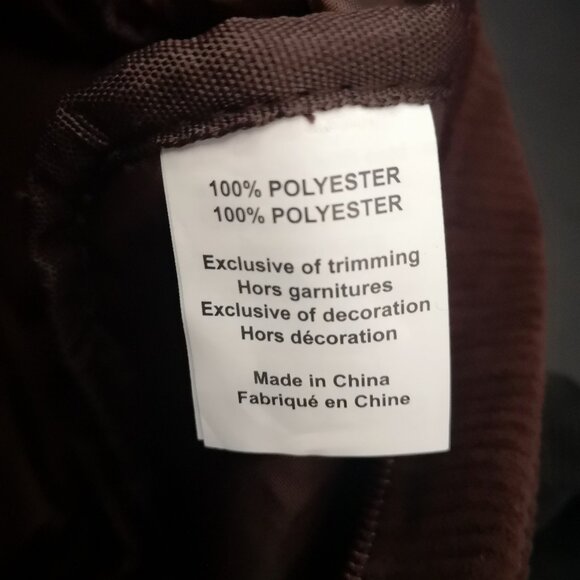 NWT Tim Hortons x Justin Bieber Dark Brown Lined Corduroy Waist/Fanny Pack - Picture 5 of 9